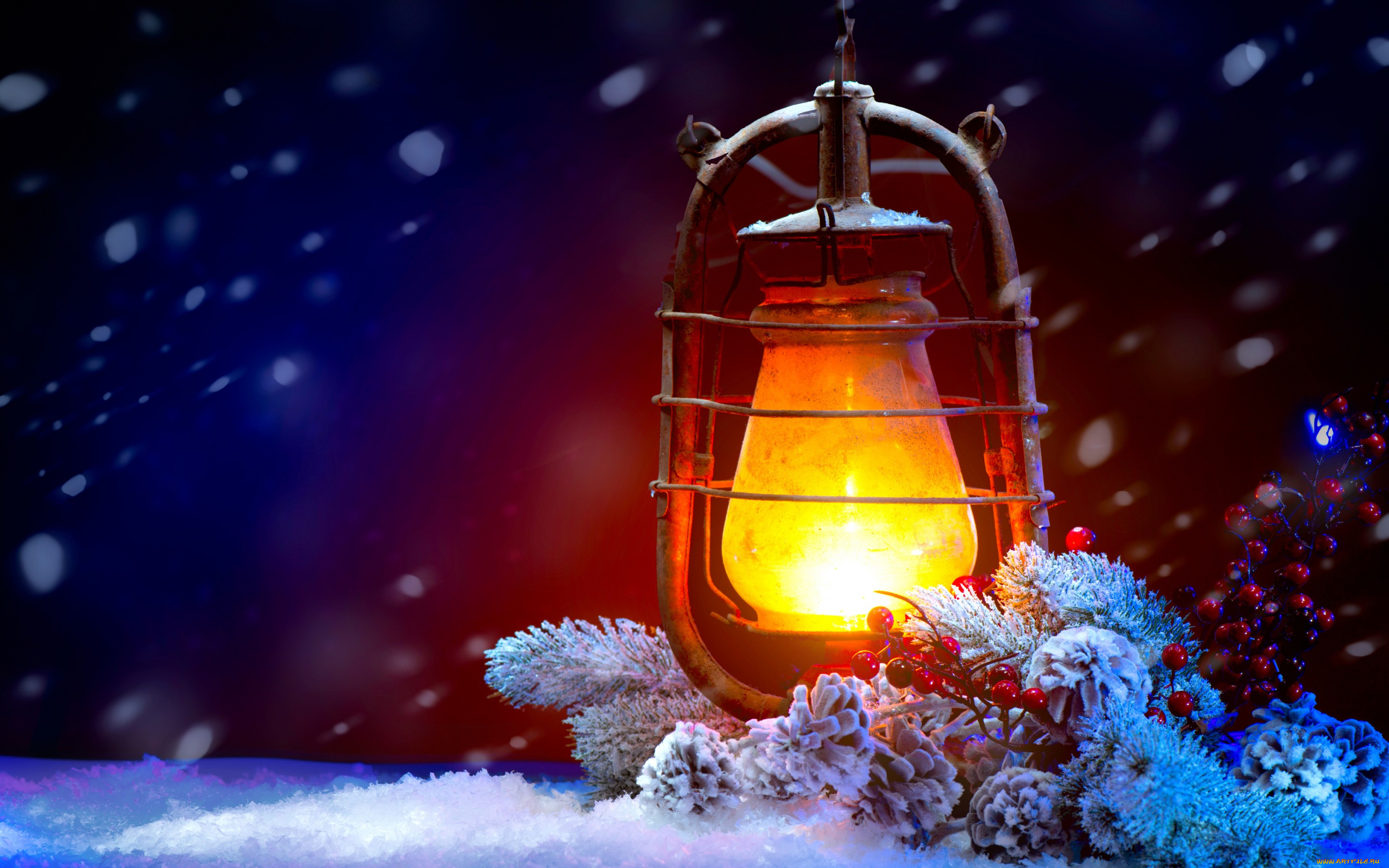 , -  ,  , , , , , , , , , twig, vintage, snow, light, lamp, pine, tree, lantern, flame, merry, christmas, happy, new, year, holiday, decoration